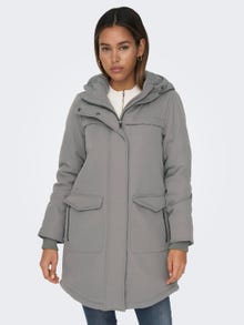 ONLY Long jacket with pockets -Steeple Gray - 15192522
