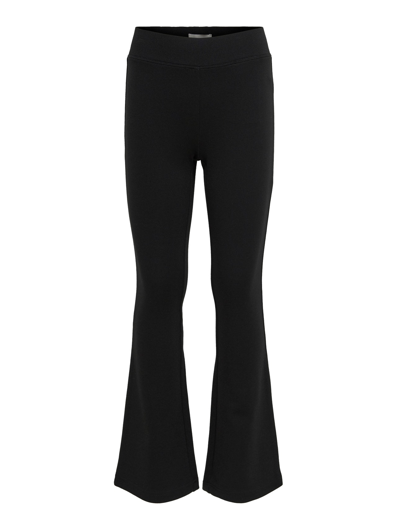 Flared Fit Flared legs Trousers, Black