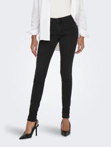 ONLY Skinny fit Regular waist Jeans -Black Denim - 15193696