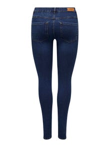 ONLY Skinny Fit Regular waist Jeans -Dark Blue Denim - 15193698