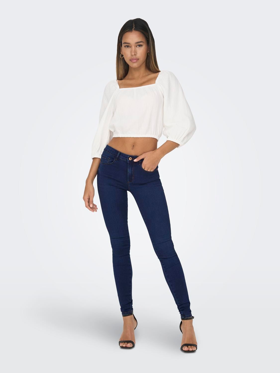 ONLY ONLRoyal regular Skinny jeans -Dark Blue Denim - 15193698