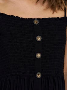 ONLY Regular fit Vierkante hals Verstelbare bandjes Korte jurk -Black - 15193884