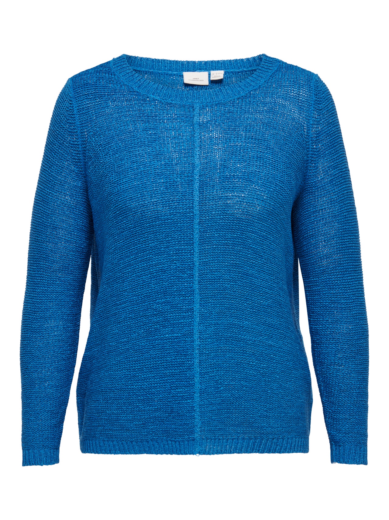 ONLY Curvy texture Knitted Pullover -Directoire Blue - 15194438