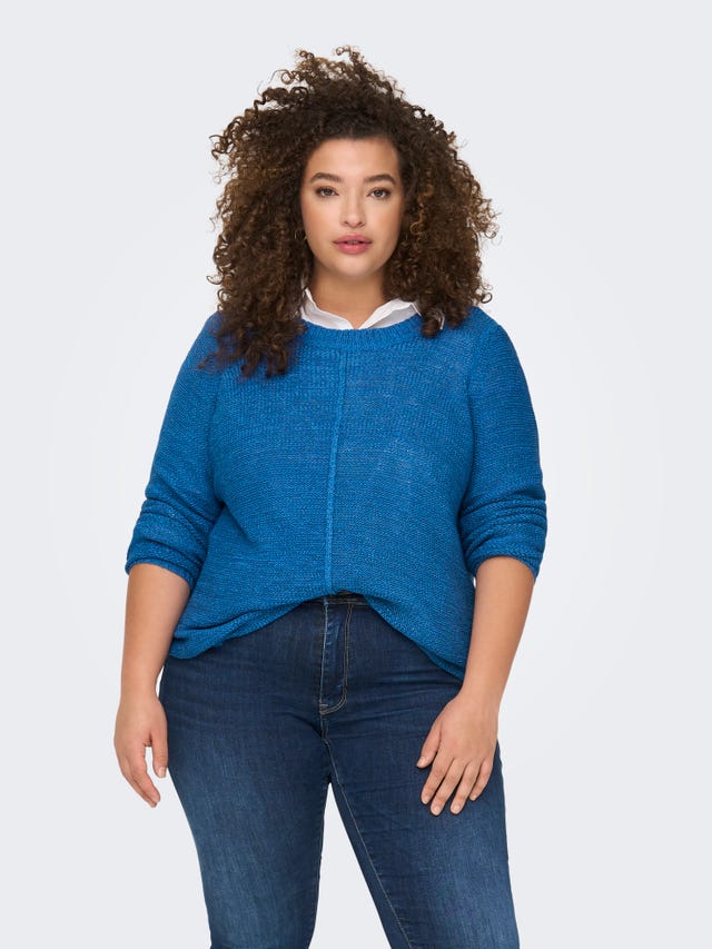 ONLY Curvy texture Knitted Pullover - 15194438