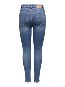 ONLY ONLMila Life HW Ankle Skinny Fit Jeans -Medium Blue Denim - 15195399