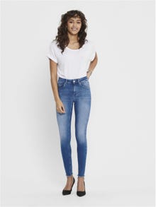 ONLY ONLBlush life mid ankle Jeans skinny fit -Medium Blue Denim - 15195681