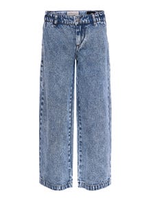 ONLY KonLisa wide acid Cropped jeans -Medium Blue Denim - 15195736