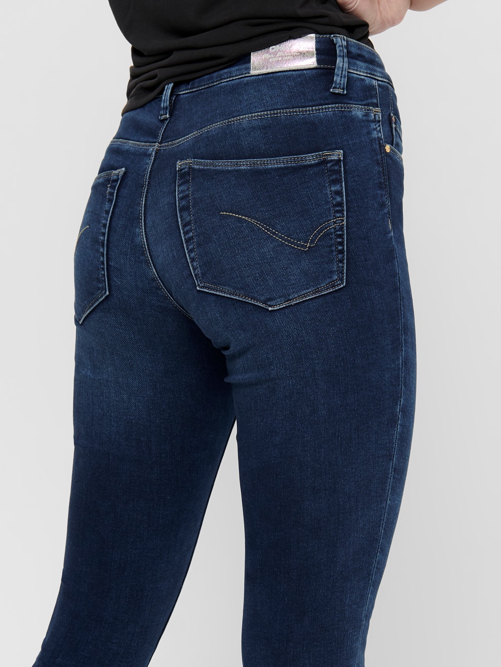 ONLCarmen life reg Skinny fit jeans | Dark Blue | ONLY®
