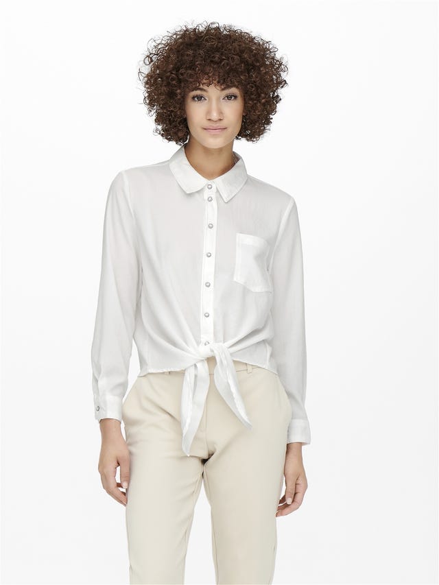 ONLY Tie detail Shirt - 15195910