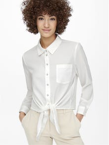 ONLY Regular fit Overhemd kraag Overhemd -Cloud Dancer - 15195910