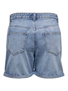 ONLY Coupe droite Shorts en jean -Light Blue Denim - 15196224