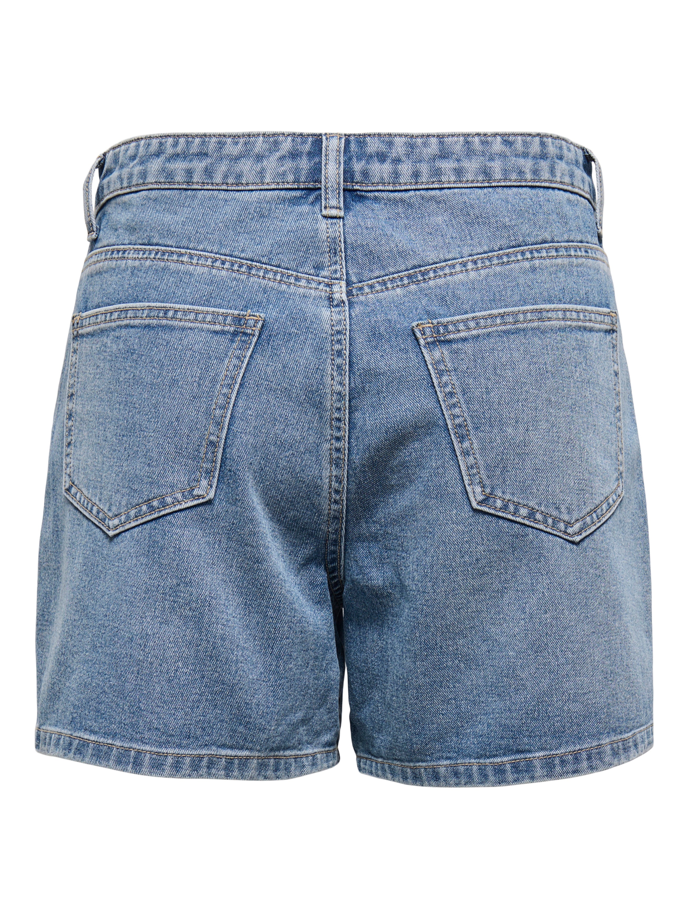 Thumbnail - Onlphine Hohe Taille Normal Geschnitten Jeans-shorts