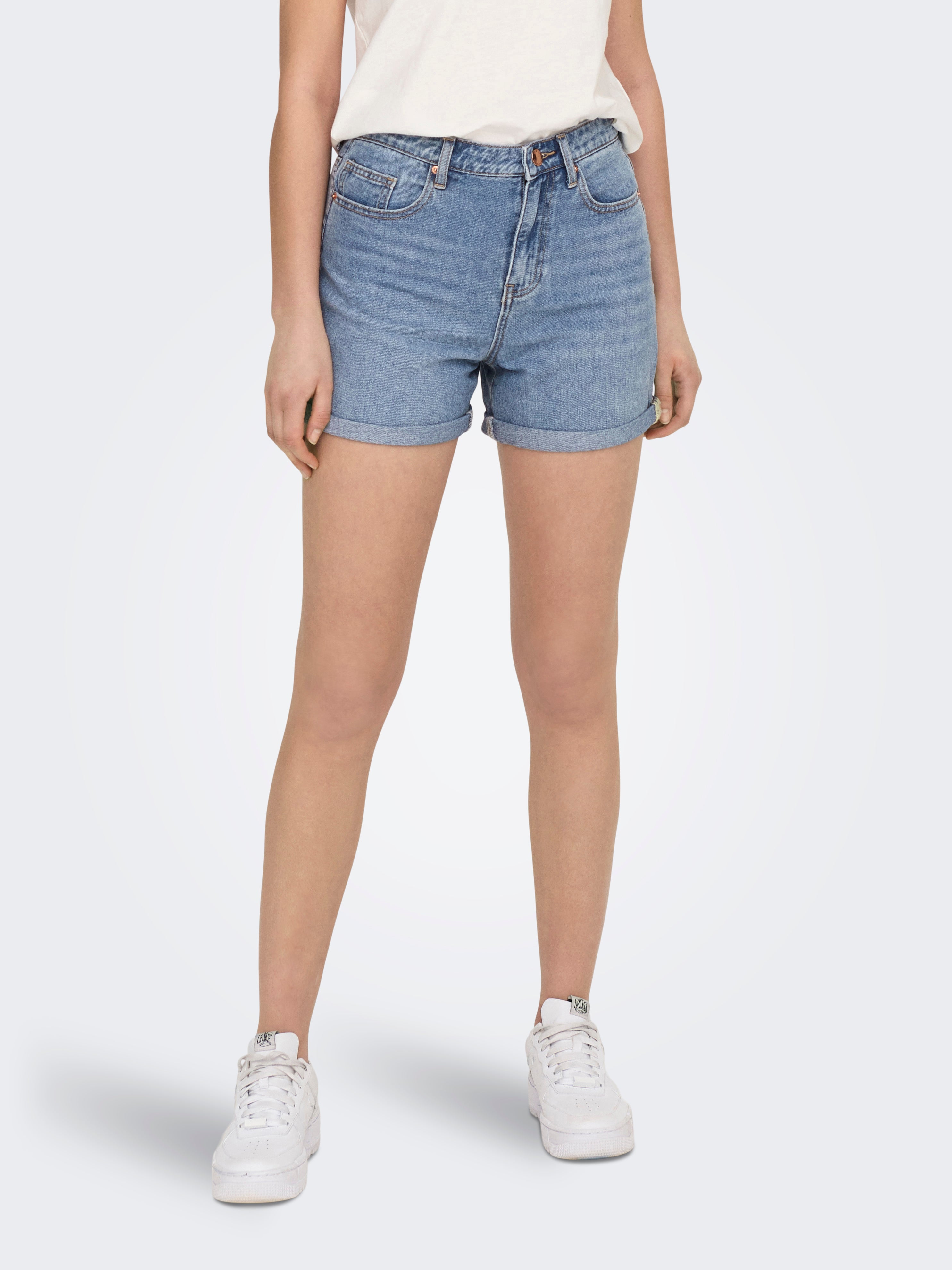 Onlphine Hohe Taille Normal Geschnitten Shorts