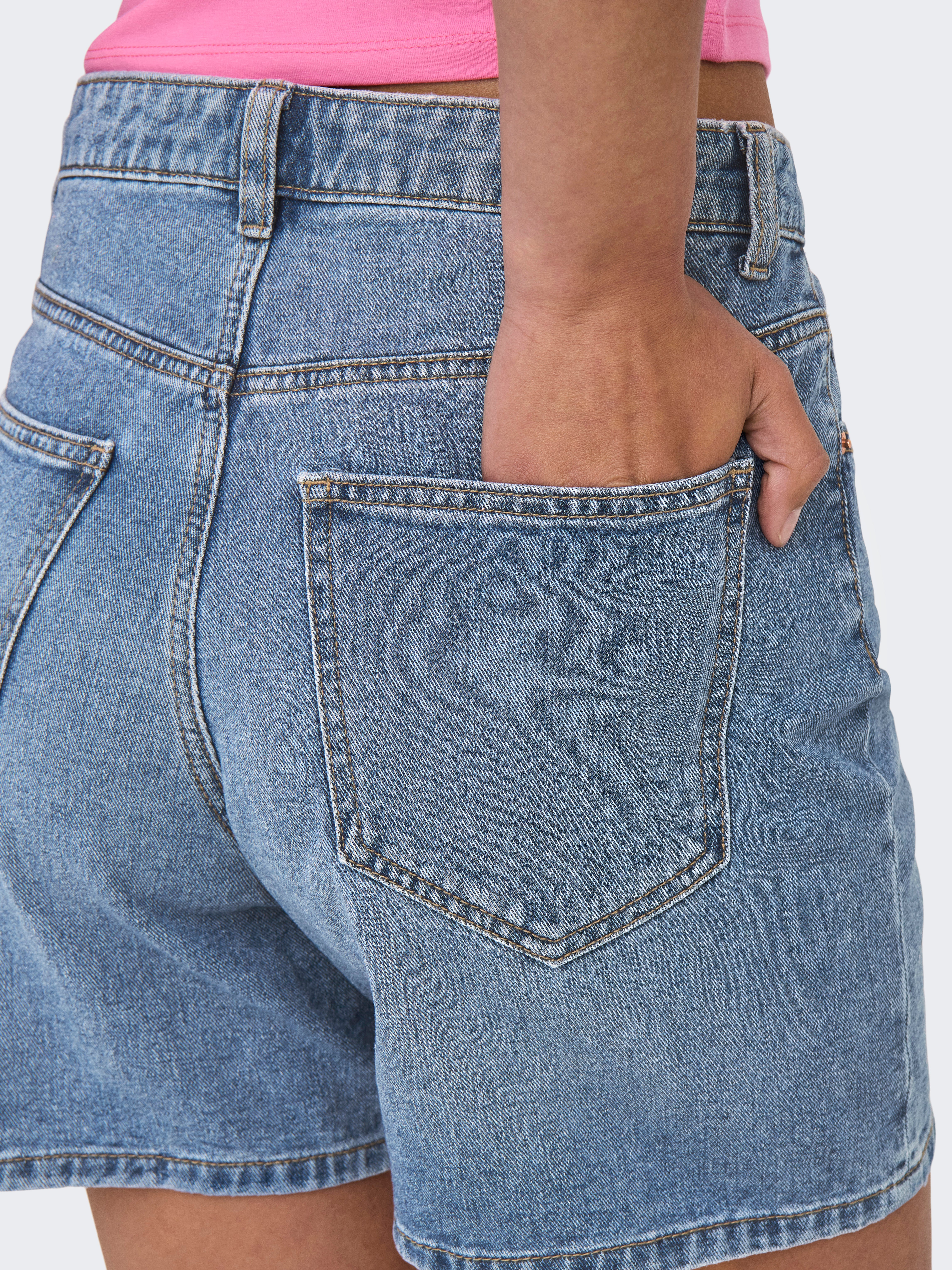 ONLPHINE Hohe Taille Normal geschnitten Shorts | Hellblau | ONLY®