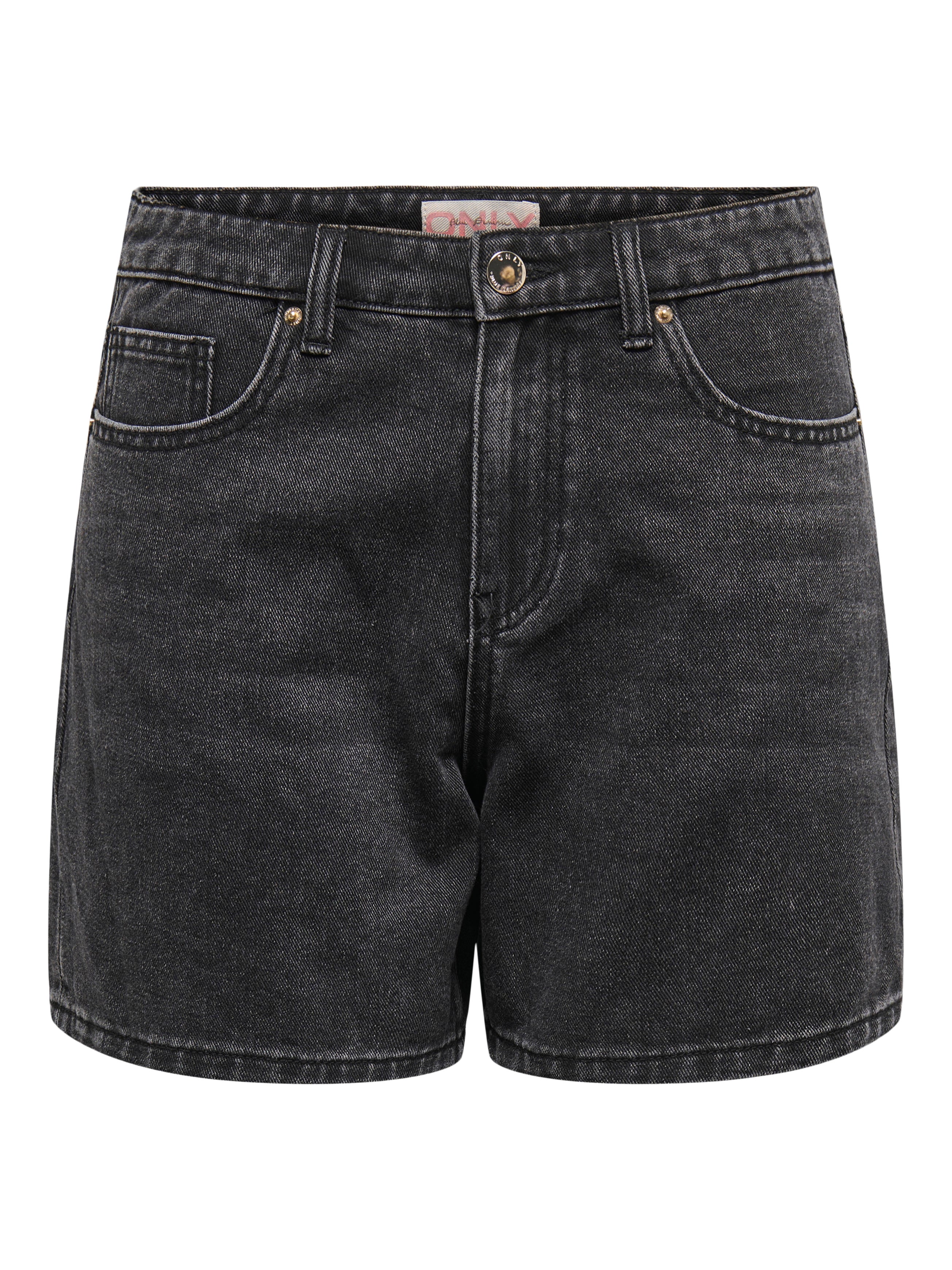 Kurze Jeans Damen Jeans Shorts Schwarz Bermuda Shorts Kurze Hosen