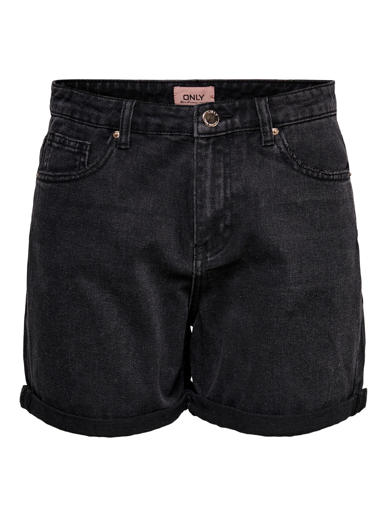 ONLY Regular fitted Denim shorts -Black Denim - 15196226