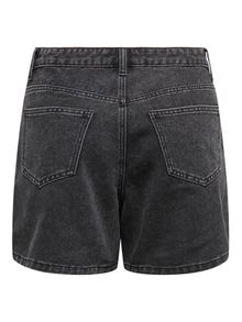 ONLY Tavapärane lõige Üles volditud äärised Lühikesed püksid -Black Denim - 15196226