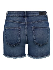 ONLY ONLBlush mid sk Denimshorts -Dark Blue Denim - 15196303