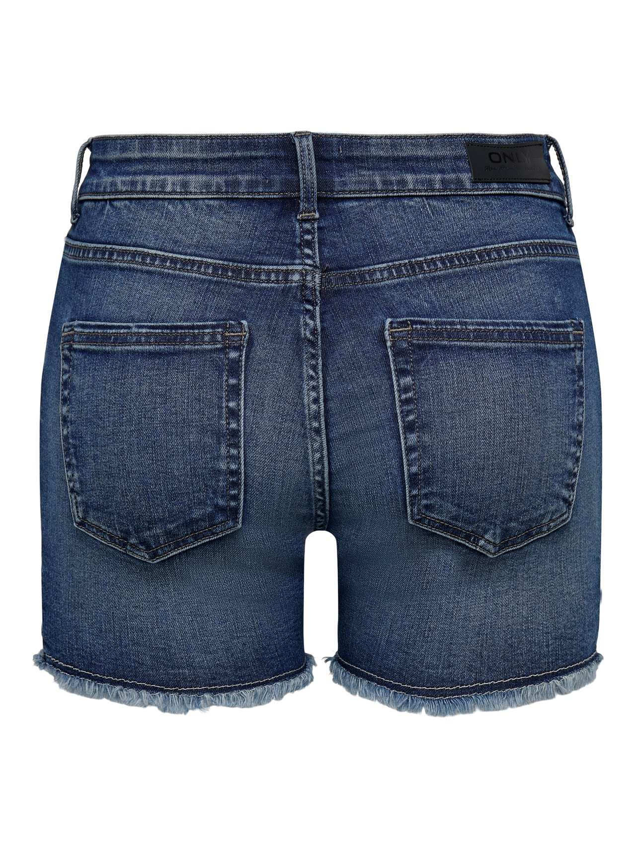 ONLY ONLBlush mid sk Denimshorts -Dark Blue Denim - 15196303