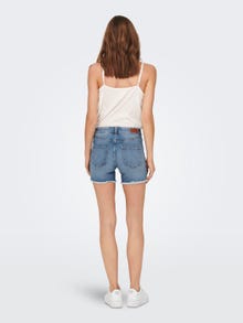 ONLY Normal geschnitten Mittlere Taille Shorts -Light Blue Denim - 15196303