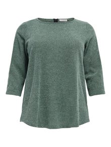 ONLY Loose Fit Boat neck Top -Green Bay - 15196518
