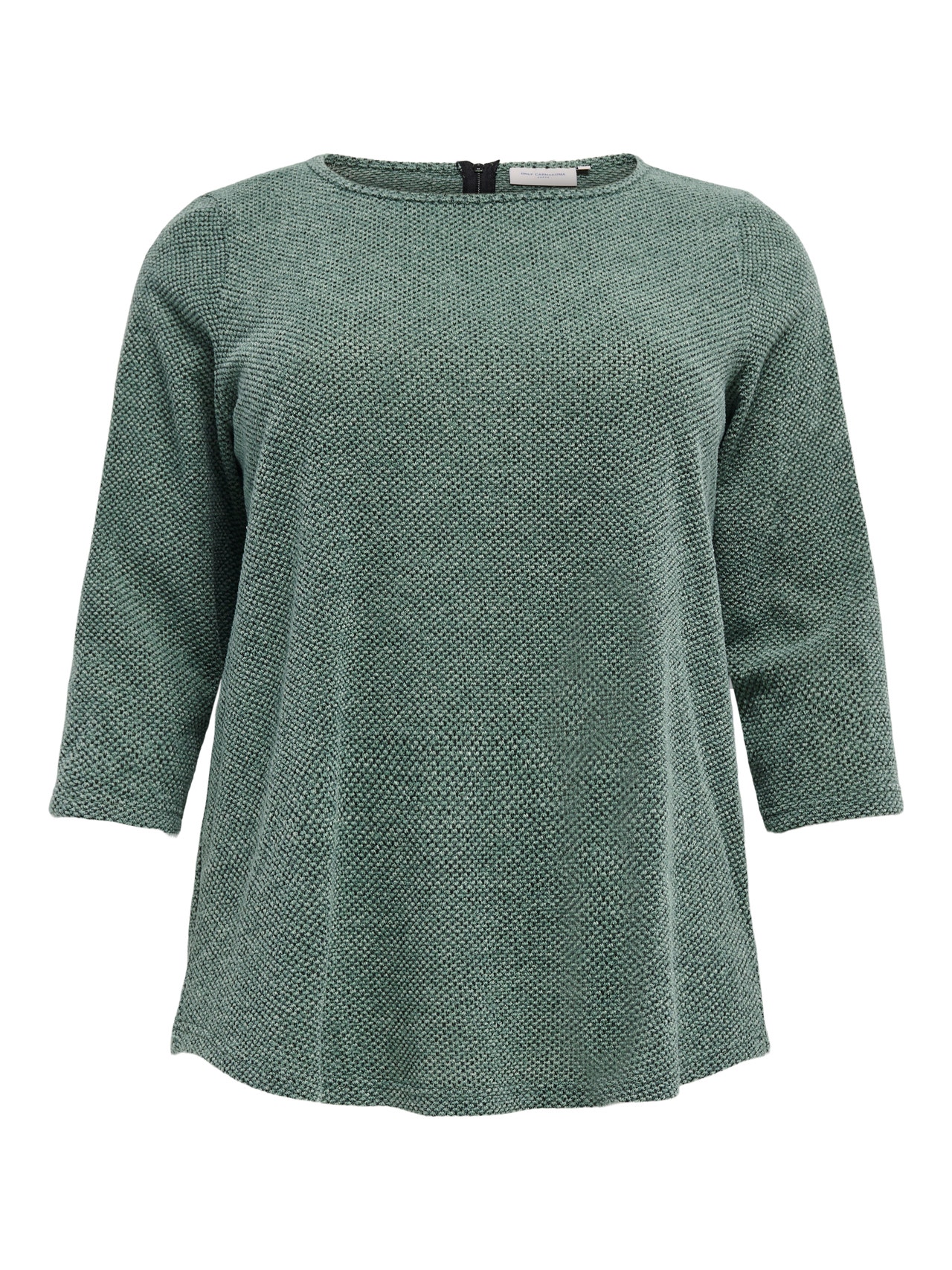 ONLY Voluptueux couleur unie Top manches 3/4 -Green Bay - 15196518
