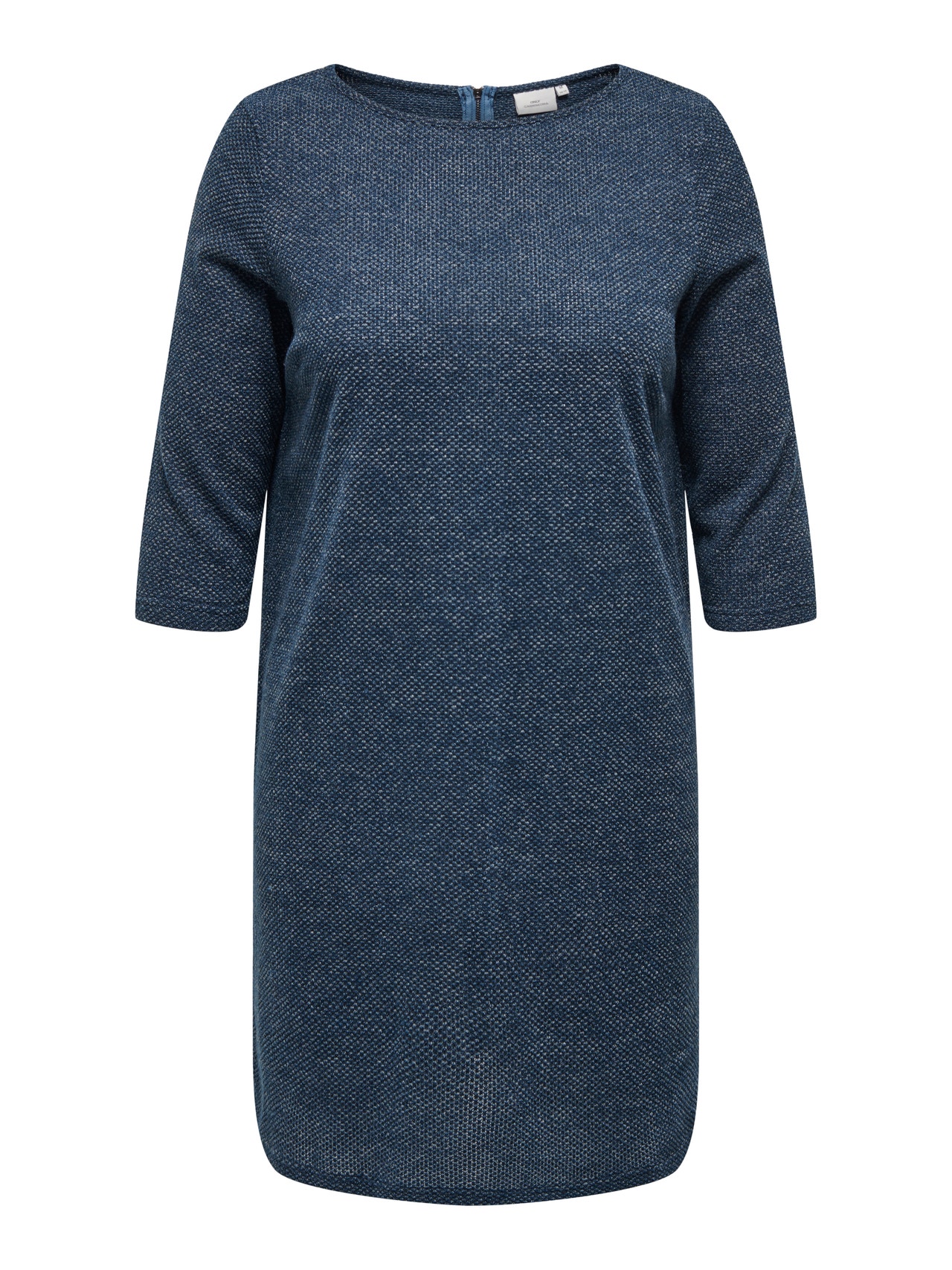 Curvy knælang kjole | Mørkeblå | ONLY®
