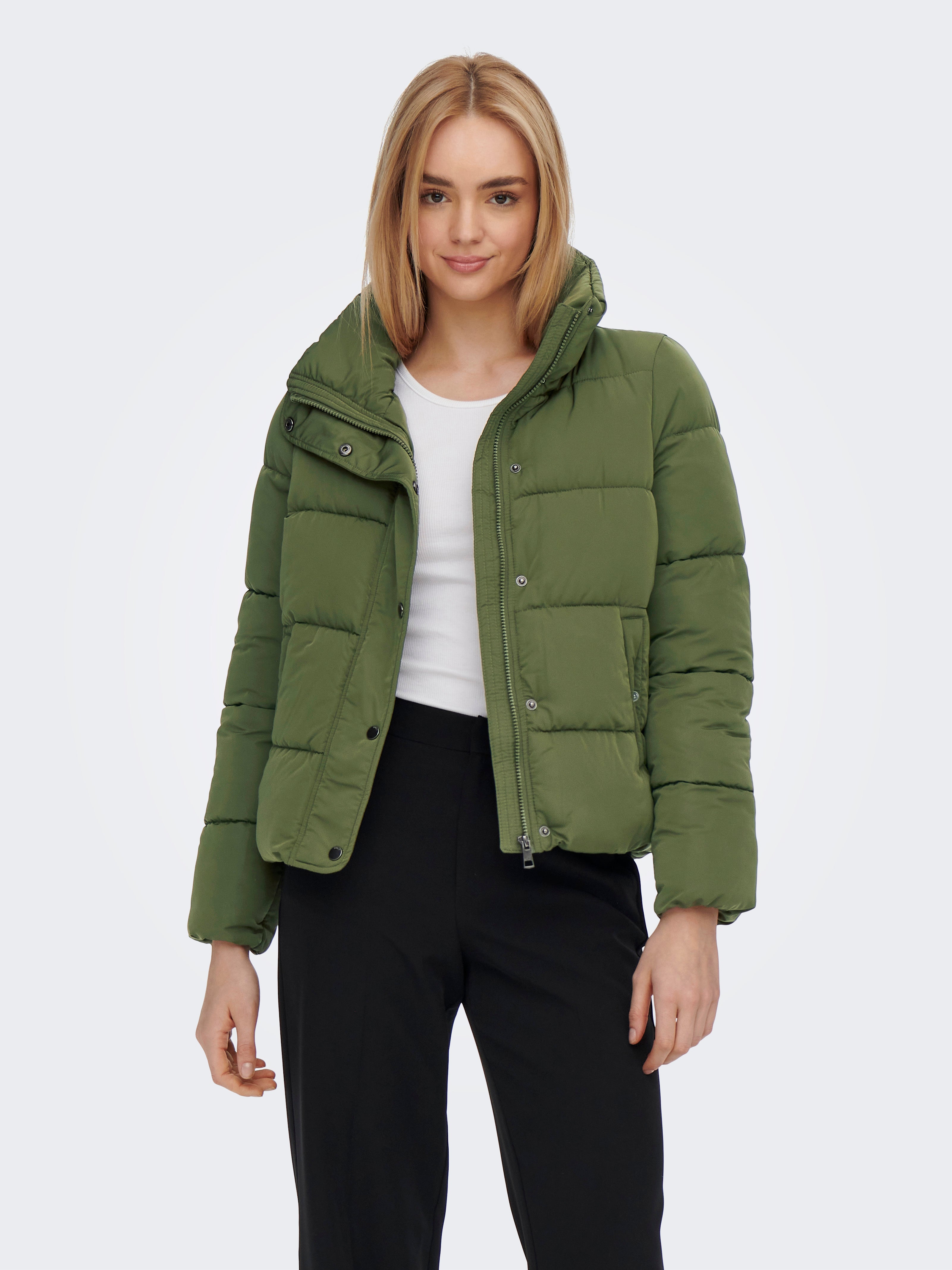 Stand-up collar Puffer Jacket with 30% discount! | ONLY®