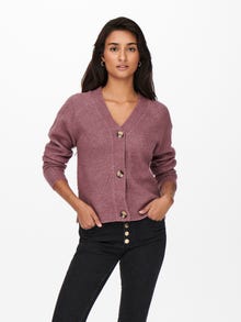 ONLY ONLCAROL Cardigan de malha -Crushed Berry - 15196734