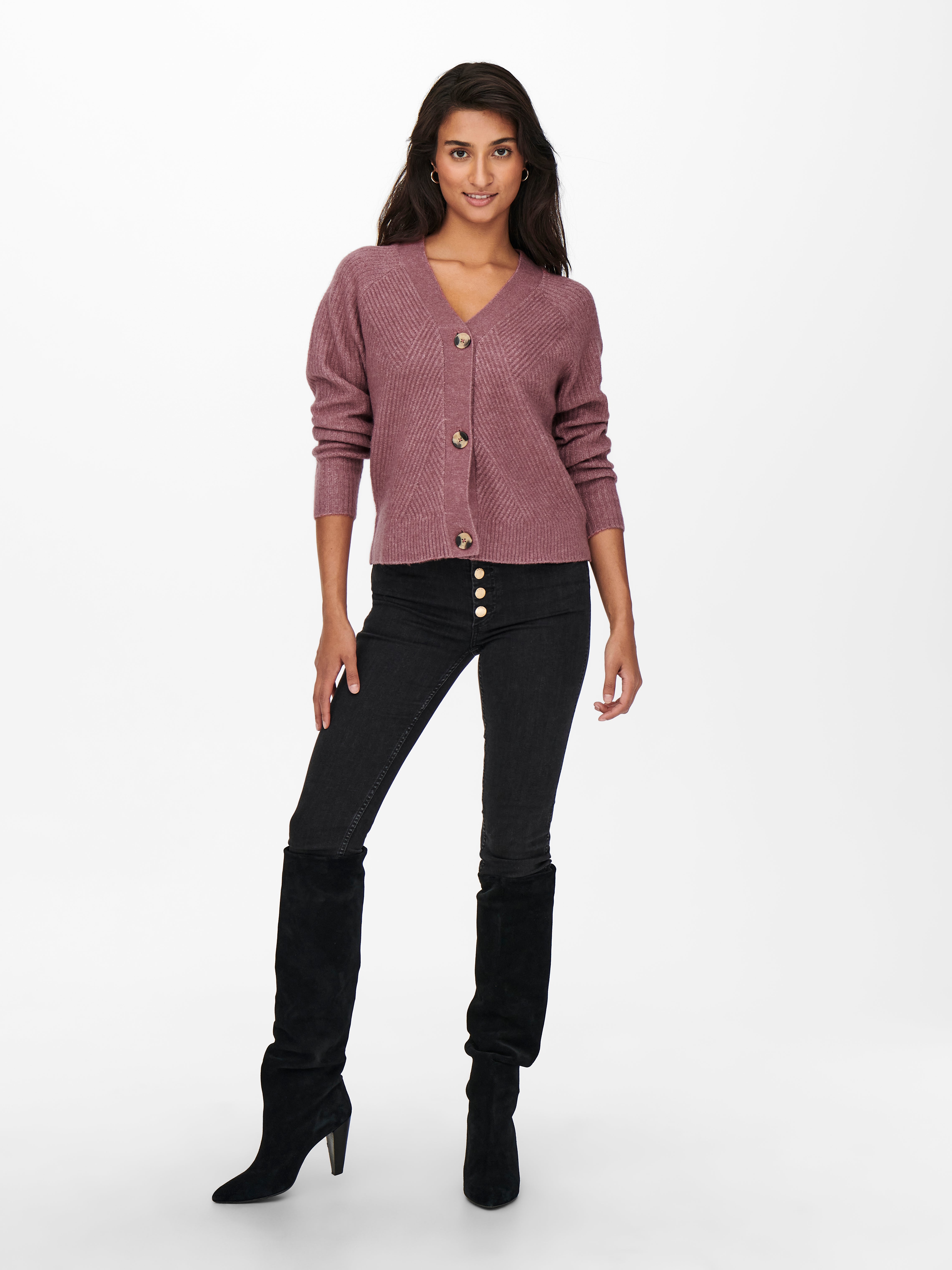 ONLCAROL Strickjacke | Mittleres Violett | ONLY®