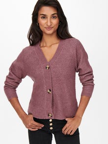 ONLY ONLCAROL Cardigan de malha -Crushed Berry - 15196734