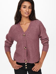 ONLY ONLCAROL Cardigan de malha -Crushed Berry - 15196734