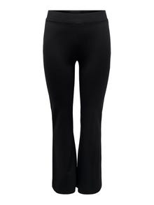 ONLY Flared Trousers -Black - 15196908