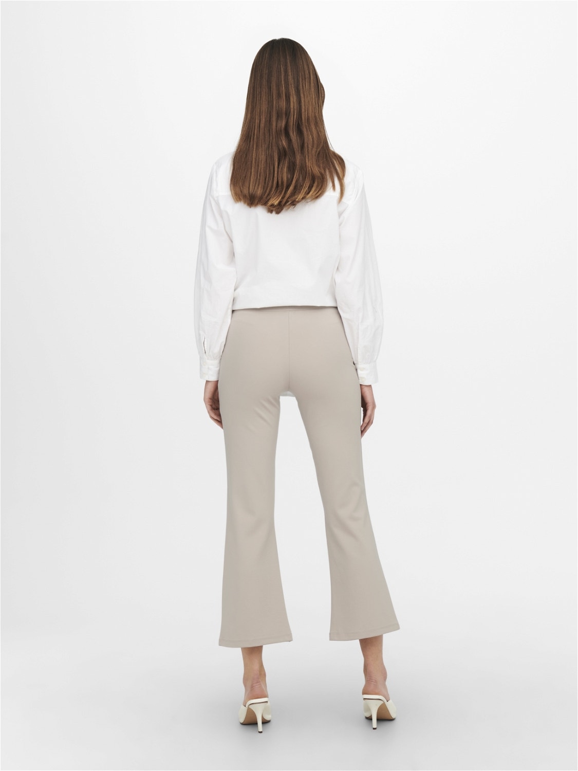 ONLY Flared Trousers -Chateau Gray - 15196908