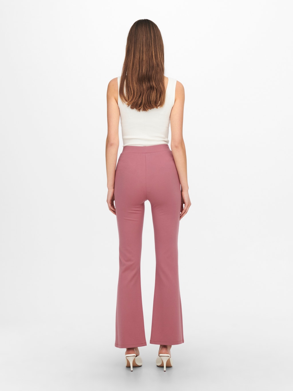 Flared Trousers | Light Rose | ONLY®