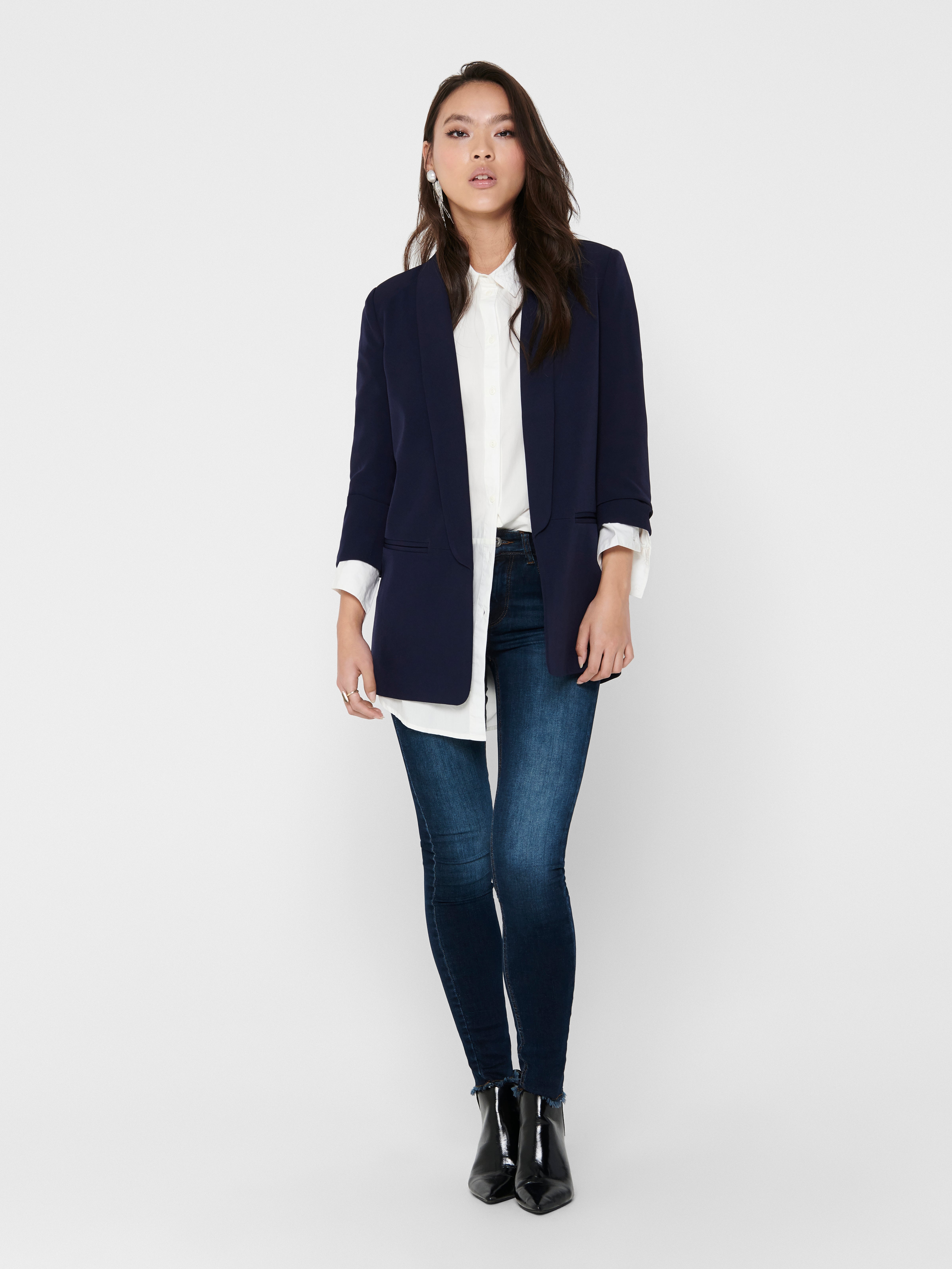 Blazer 2025 long bleu