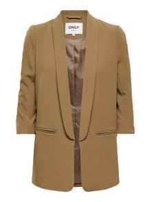 ONLY Long Blazer -Toasted Coconut - 15197451