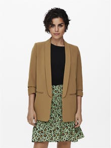 ONLY 3/4 Sleeved Blazer -Toasted Coconut - 15197451