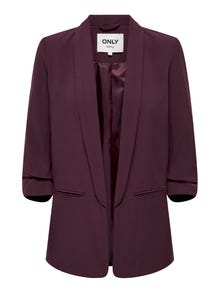 ONLY Blazers Regular Fit Col à revers -Winetasting - 15197451