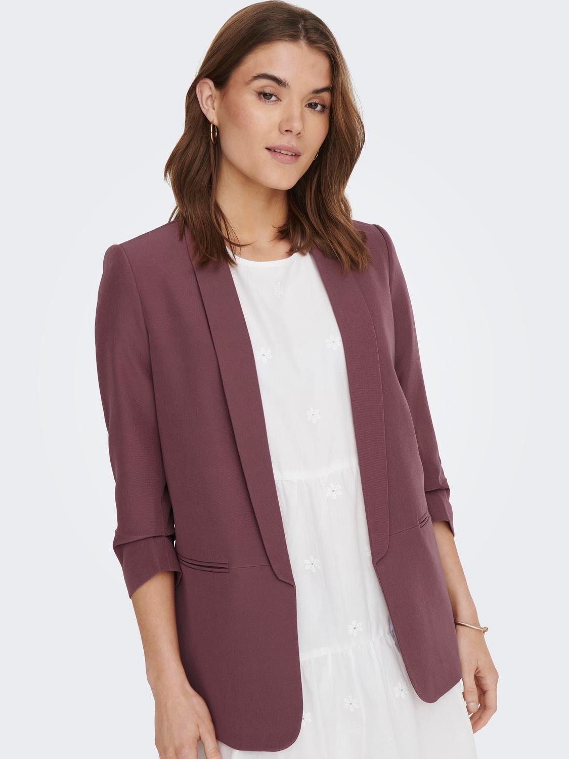 ONLY Blazers Regular Fit Col à revers -Rose Brown - 15197451