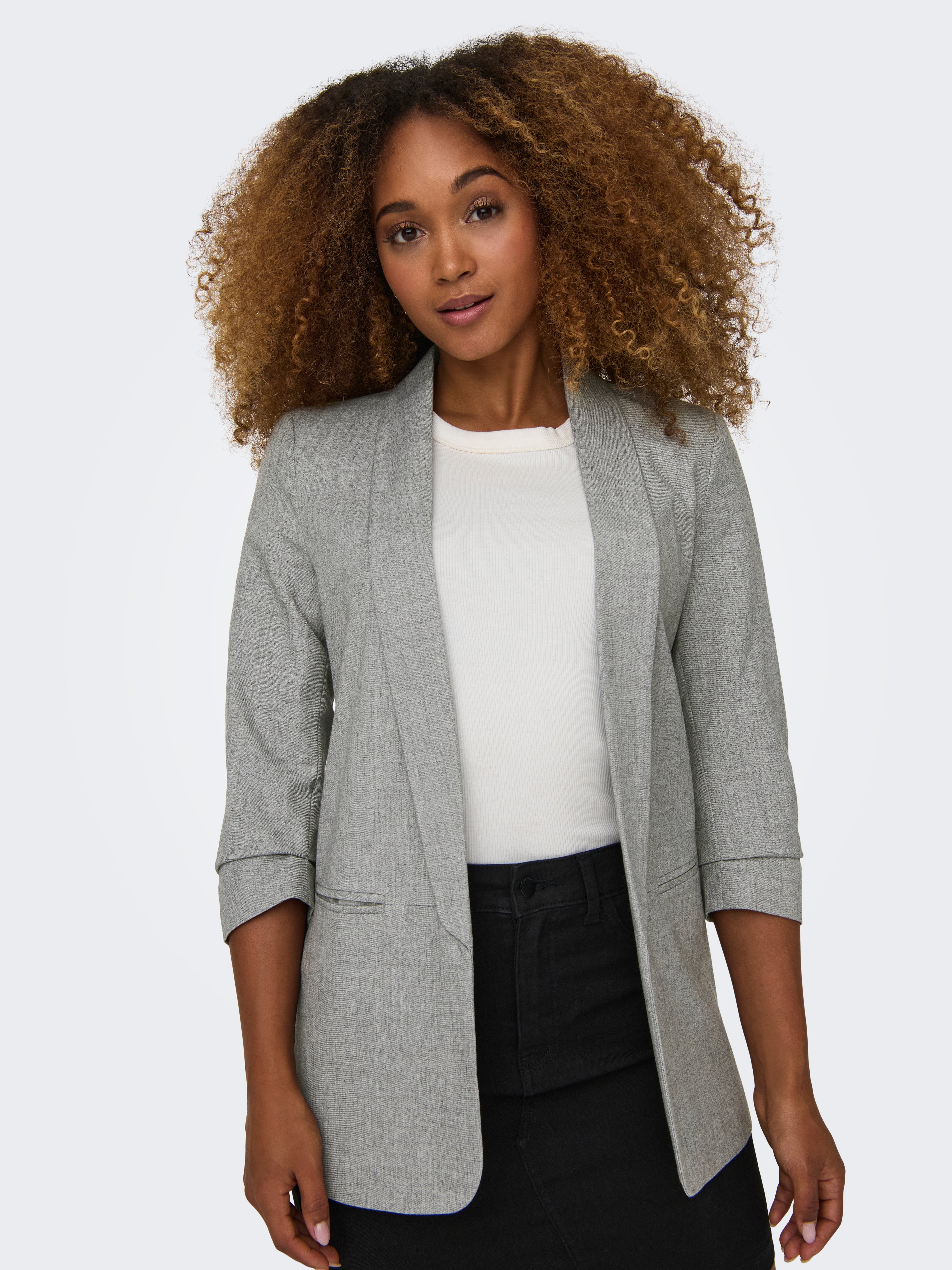 Light gray blazer on sale womens