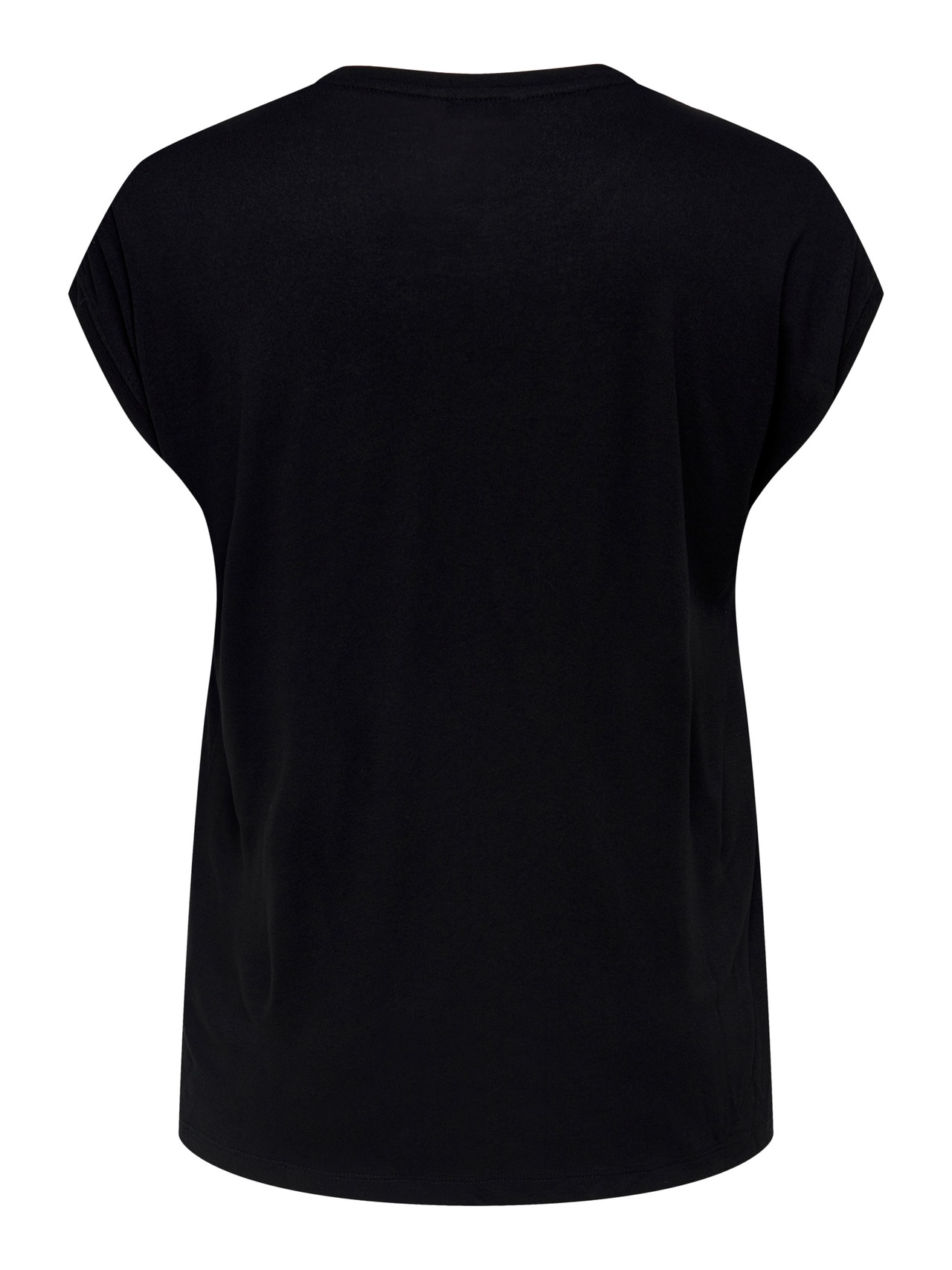 ONLY Normal geschnitten Rundhals T-Shirt -Black - 15197908