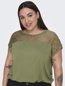 ONLY Regular Fit Round Neck T-Shirt -Aloe - 15197908