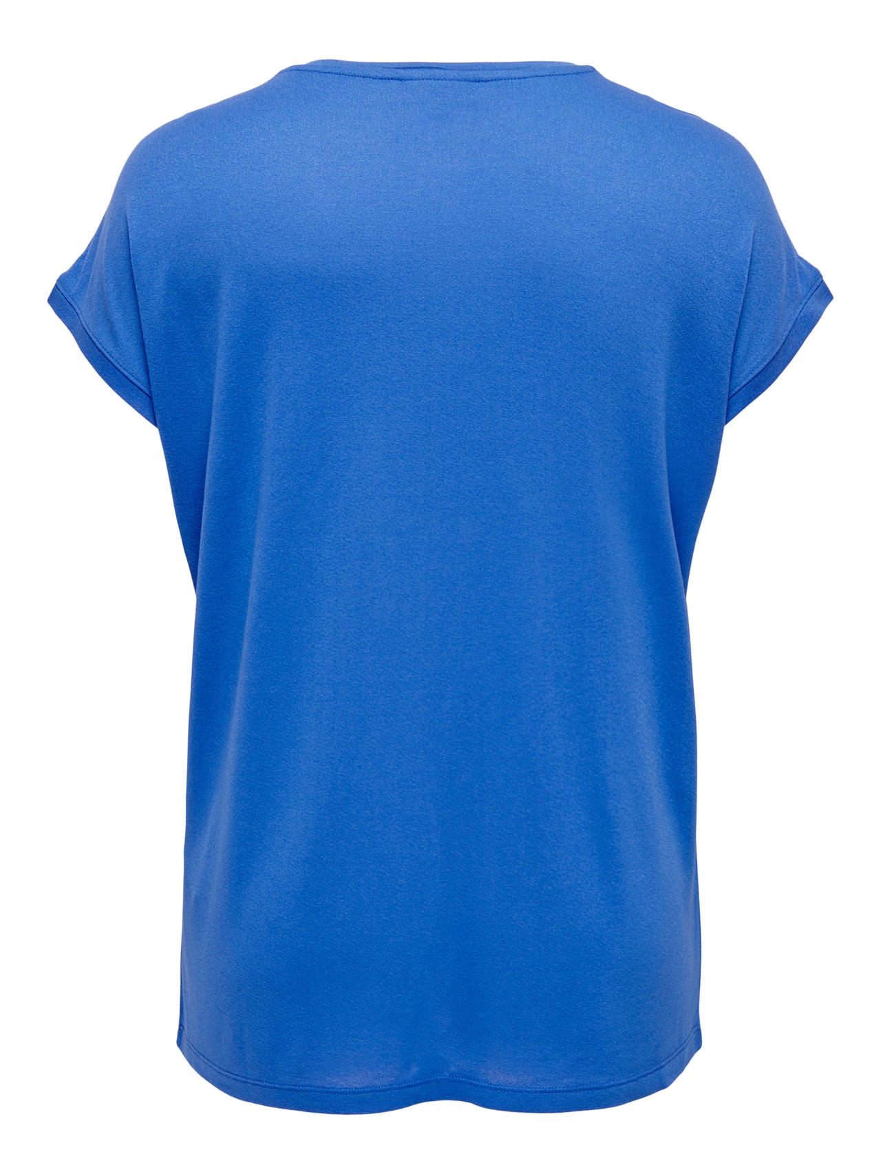 ONLY Normal geschnitten Rundhals T-Shirt -Strong Blue - 15197908