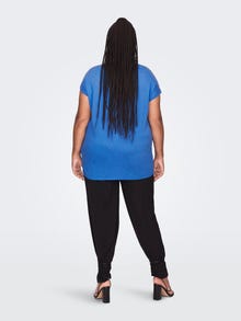 ONLY Regular Fit Round Neck T-Shirt -Strong Blue - 15197908