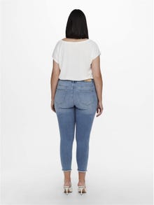 ONLY Skinny Fit Mid waist Jeans -Light Blue Denim - 15198408