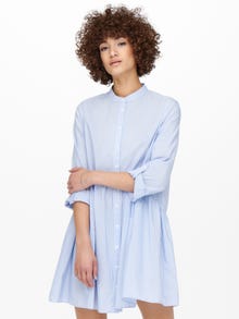 ONLY Rayures Robe-chemise -Blue Fog - 15198487