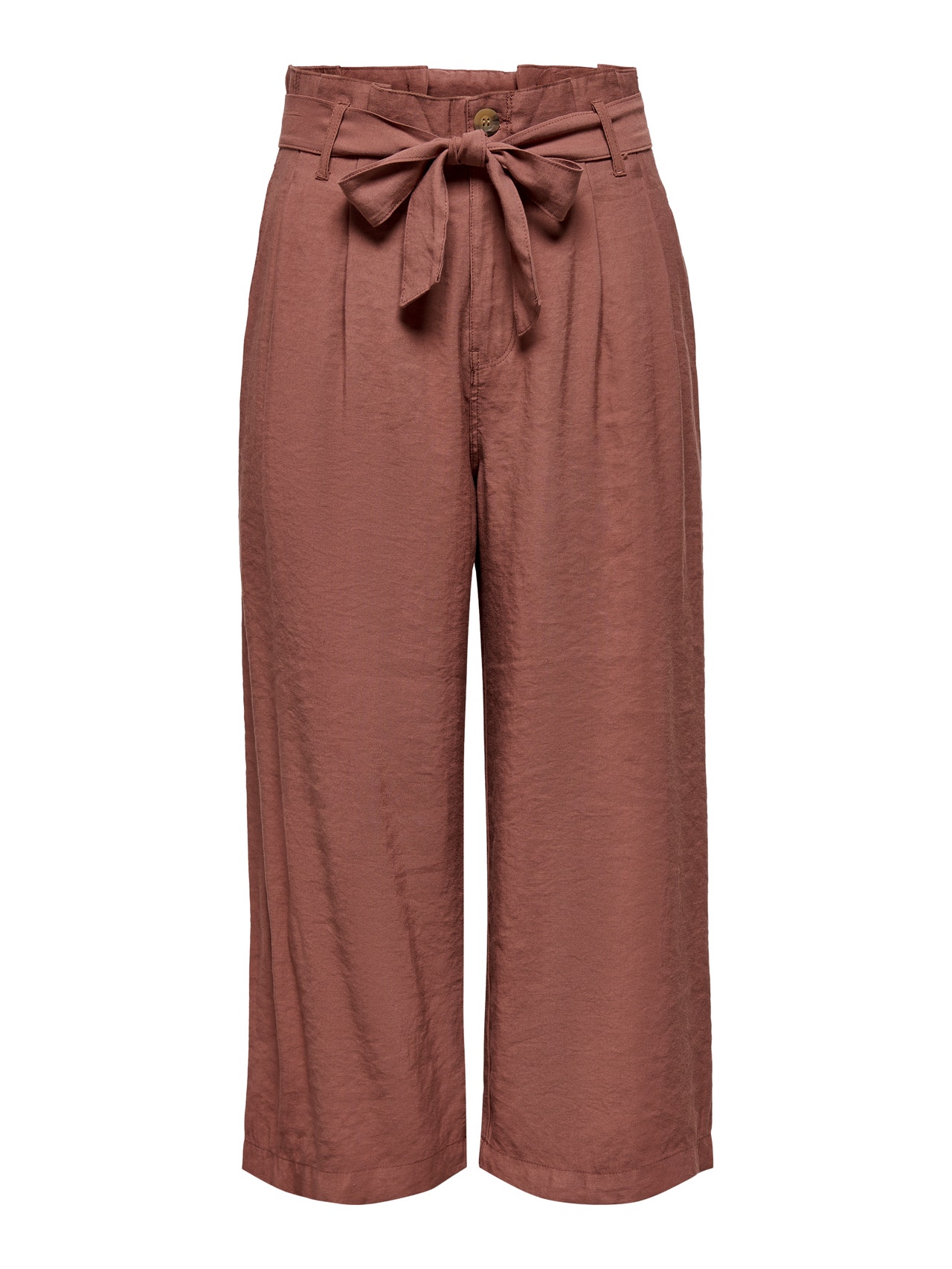 ONLY ONLAMINTA-ARIS Loose Fit Pantalon paperbag -Apple Butter - 15198918