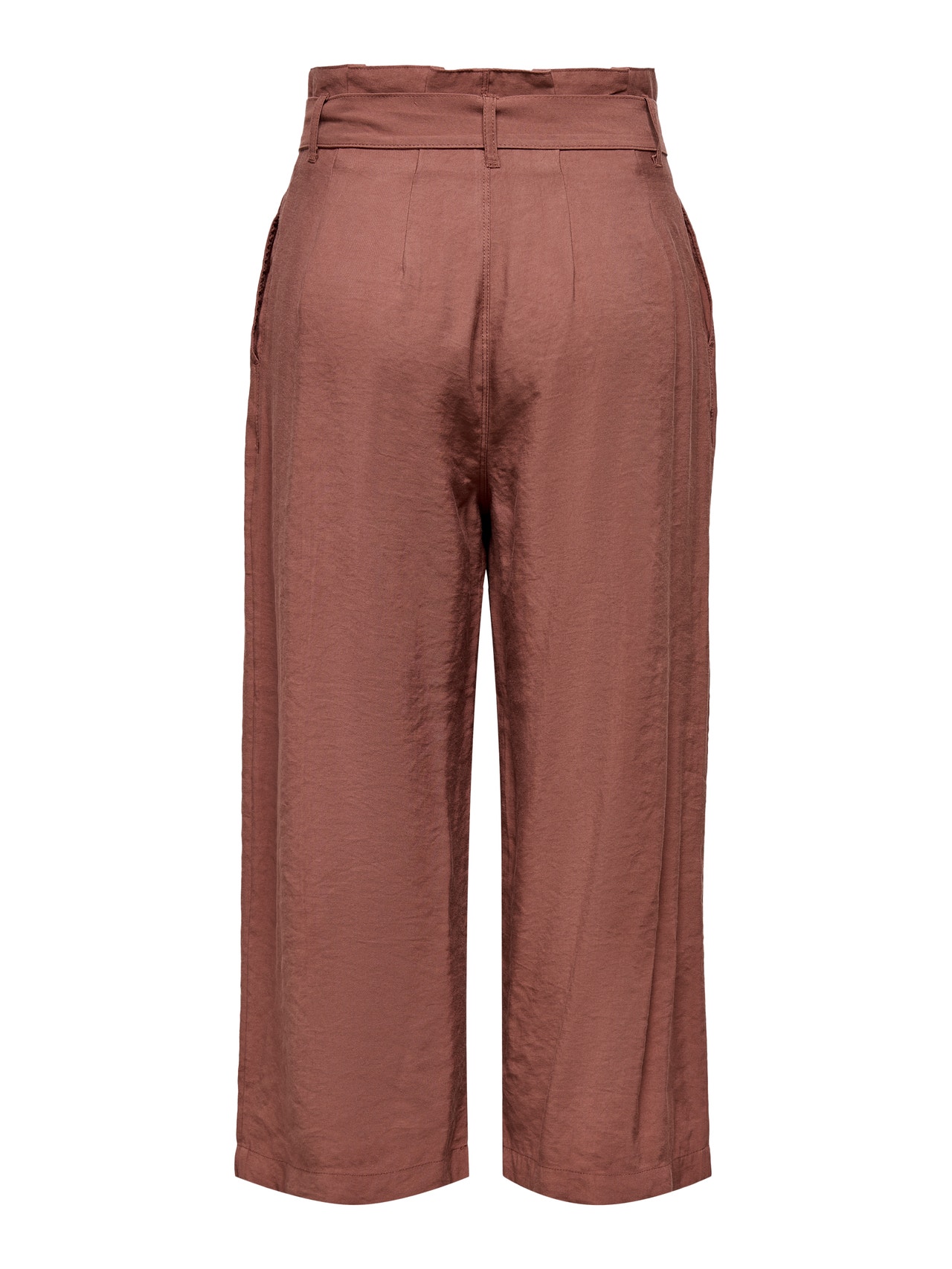 ONLY Loose Fit High waist Trousers -Apple Butter - 15198918