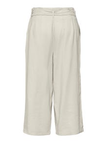 ONLY Loose Fit High waist Trousers -Pumice Stone - 15198918